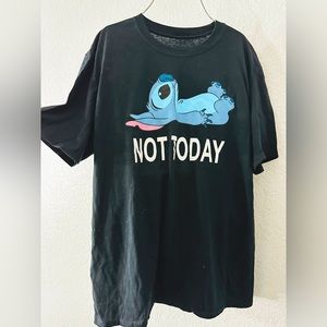 Stitch black shirt men’s size L.